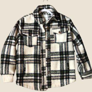 Avec Les Filles- Plaid Shacket